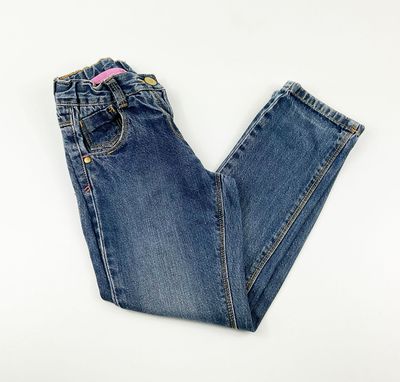 KIABI - Pantalon denim so girly couture rose - 5 ans