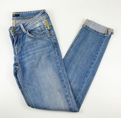 MELTIN'POT - pantalon denim bleu effet délavé - W28 L32