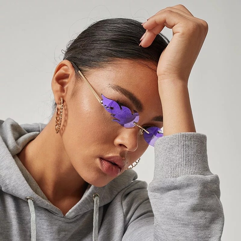 Women flame sunglasses