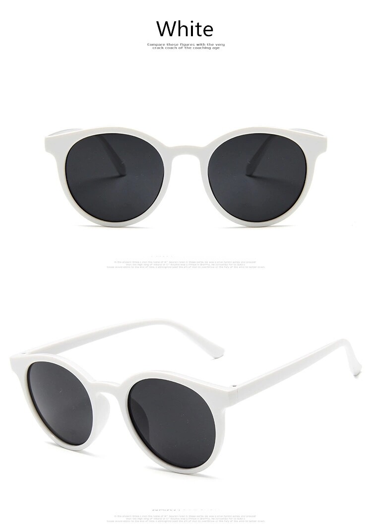 Round Sunglasses Women Brand Designer Vintage