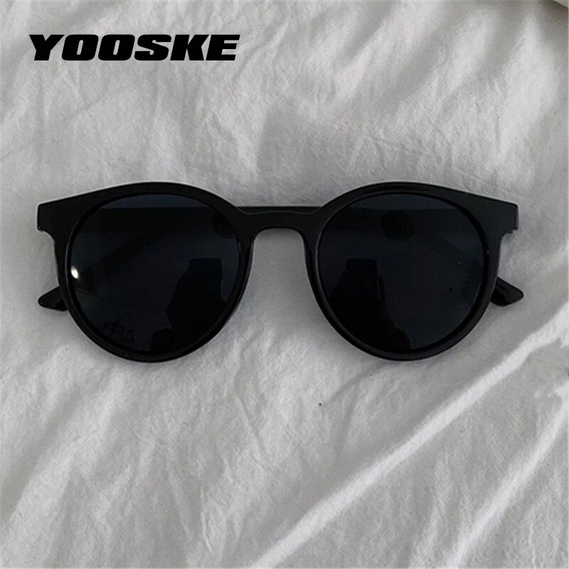 Round Sunglasses Women Brand Designer Vintage