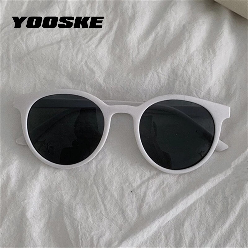 Round Sunglasses Women Brand Designer Vintage