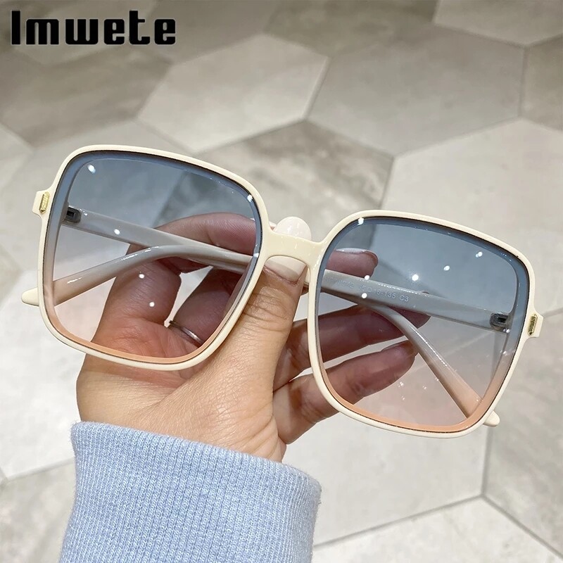 Oversized Sunglasses Women Luxury Designer Vintage
