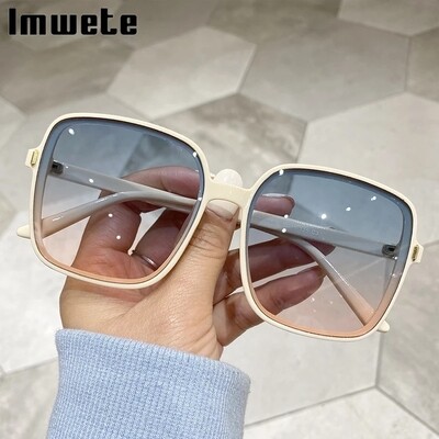Oversized Sunglasses Women Luxury Designer Vintage