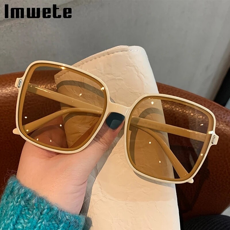 Oversized Sunglasses Women Luxury Designer Vintage
