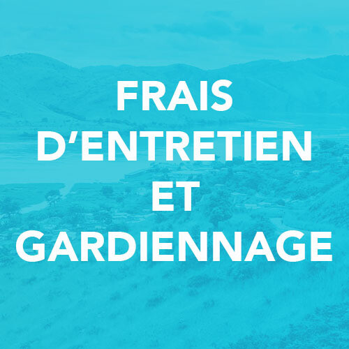 FRAIS D'ENTRETIEN
