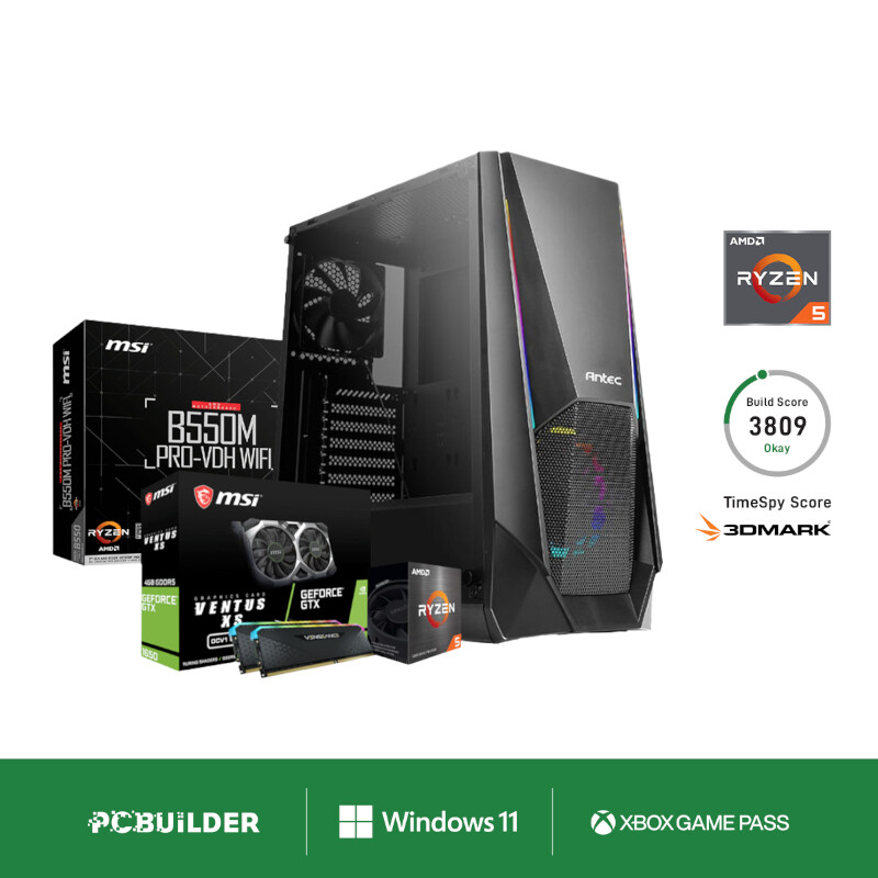 Ryzen 5 5600X SCOUT Windows 11 Gaming PC
