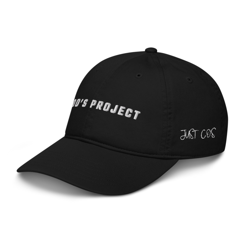 "God's Project" Dad Hat - by JUST C.O.S.