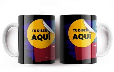 Taza personalizada con foto y texto
