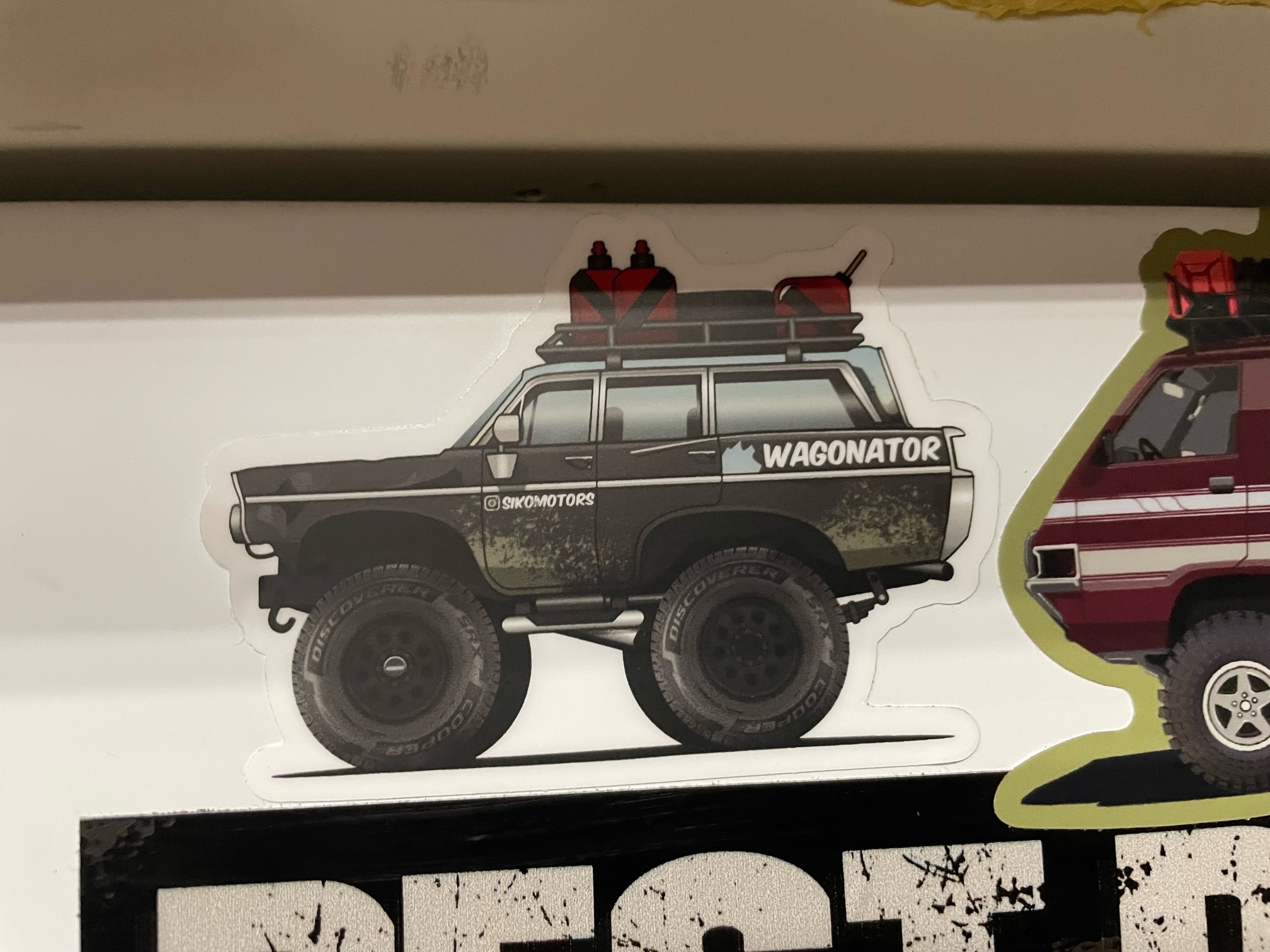 Wagonator Sticker