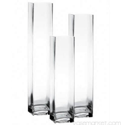 Square Vases set of 3