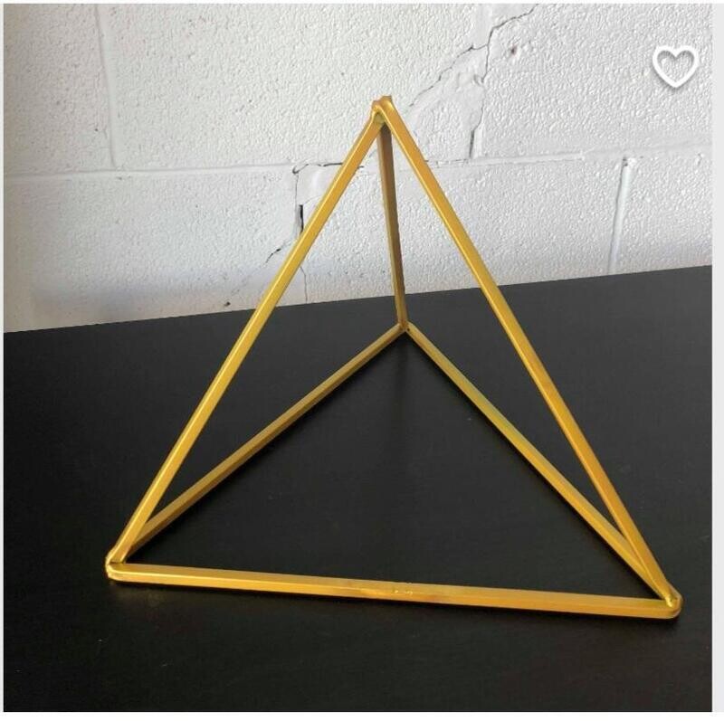 Gold Triangle Centerpiece