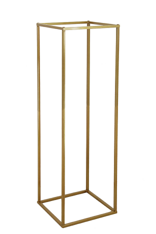 Gold Stand with plexiglass top
