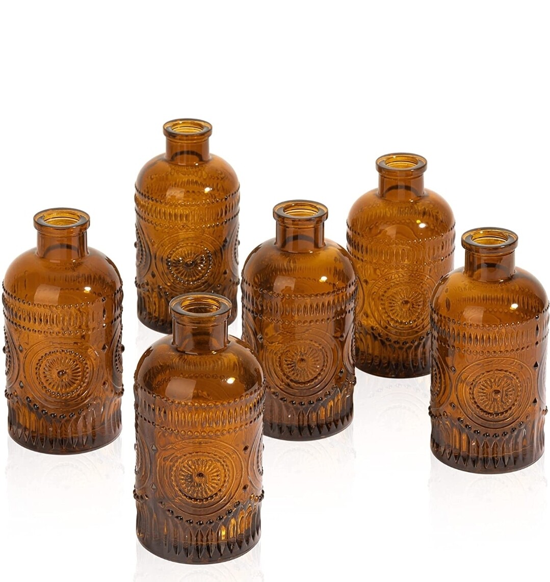 Amber Color Vases
