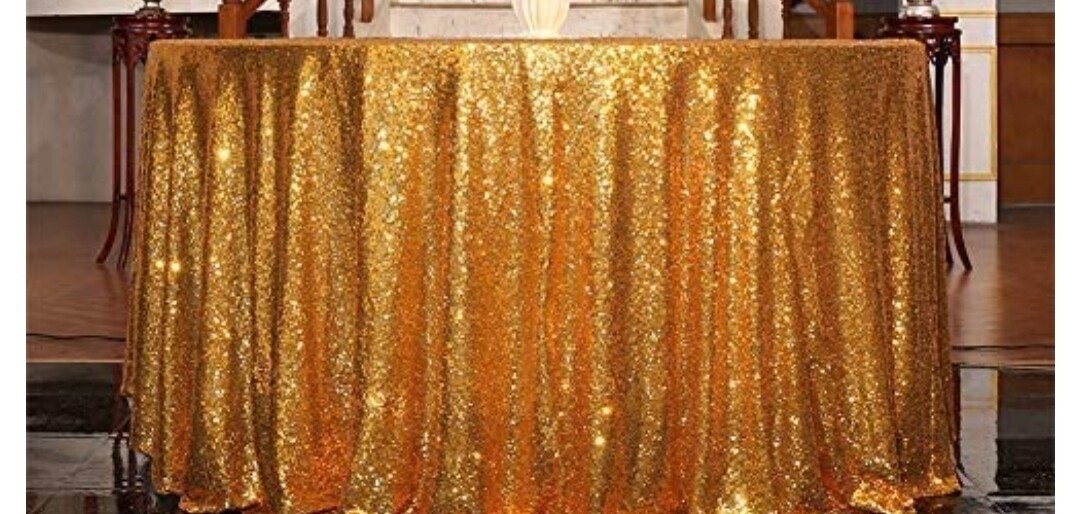 120&quot; Gold Sequin