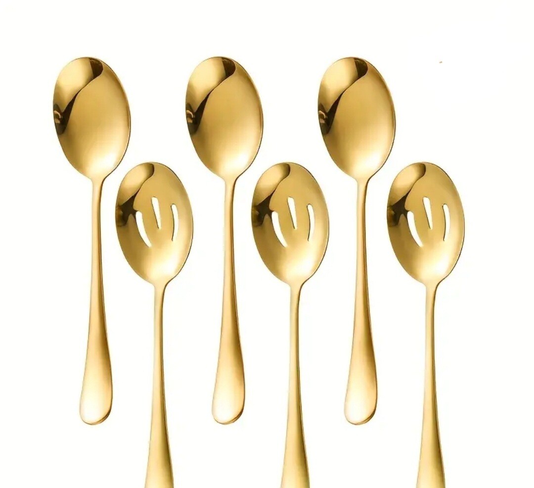 Gold Serving Utensils