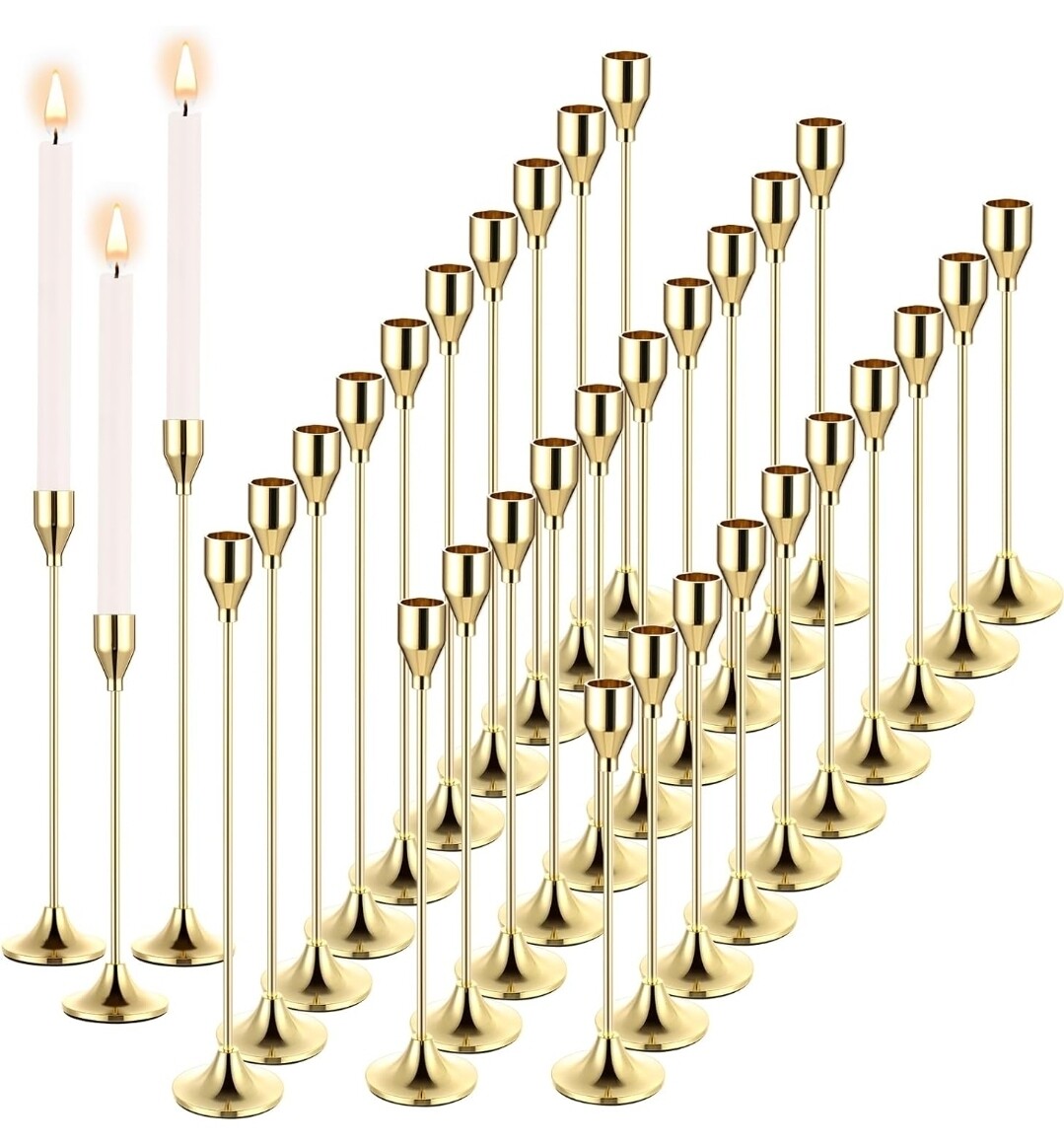 Gold Candle Holders sets