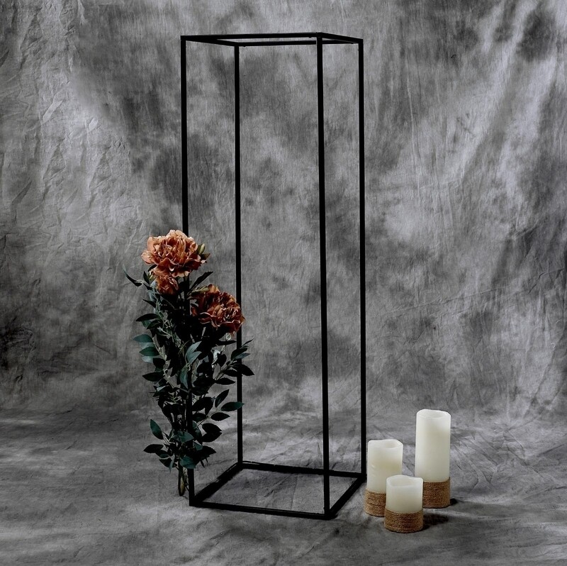 Black Stand with Plexi Glass