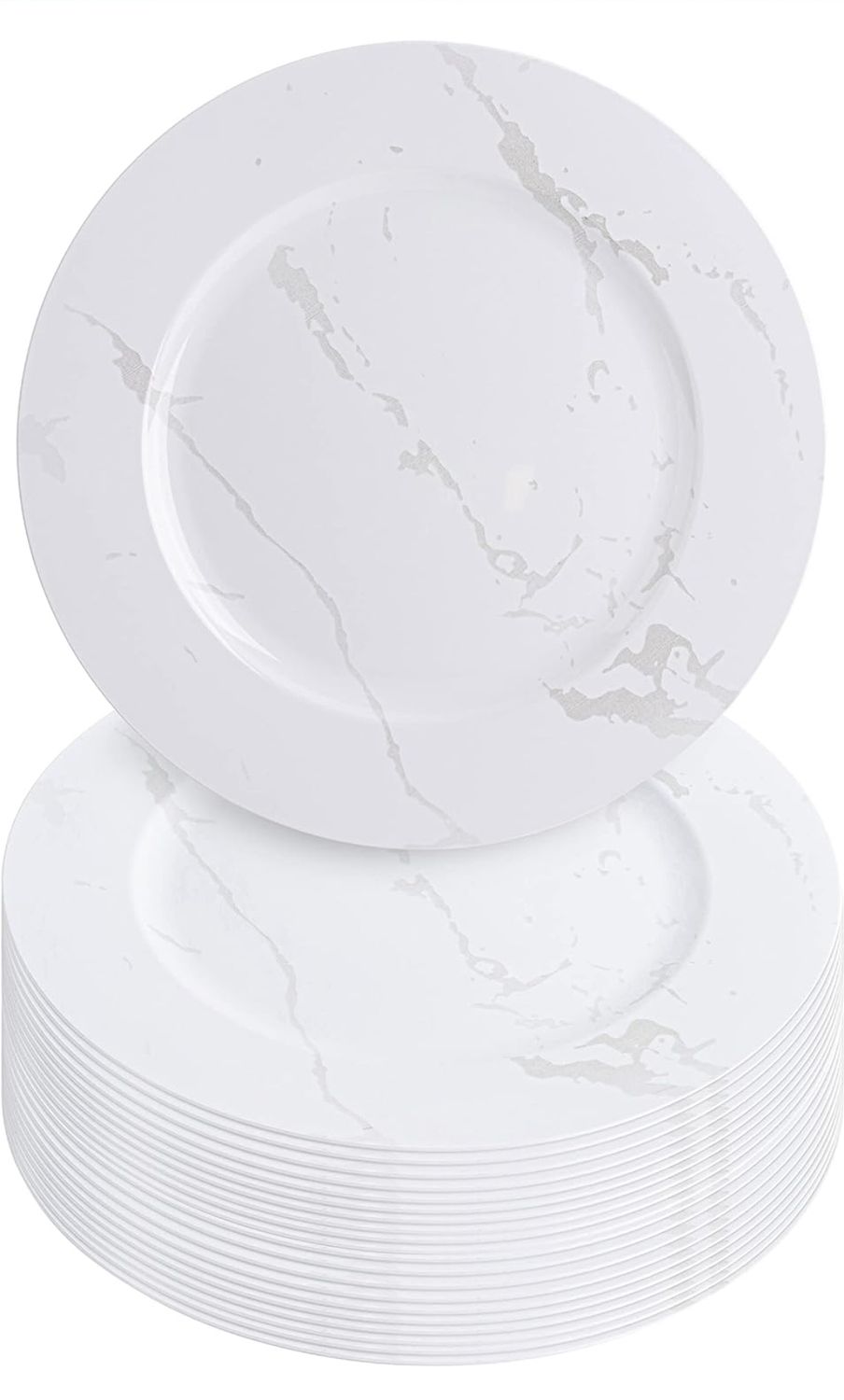 Marble Print Charger