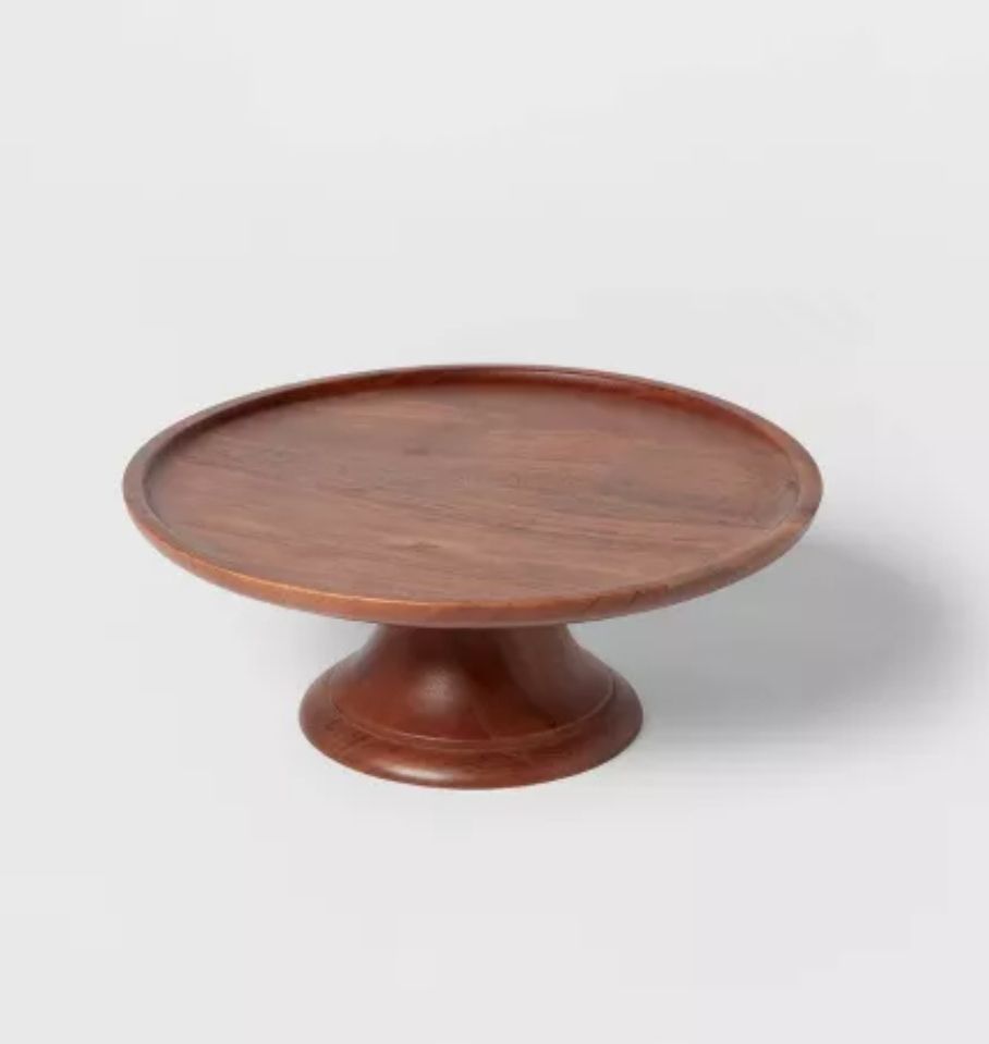 Wood Cake Stand