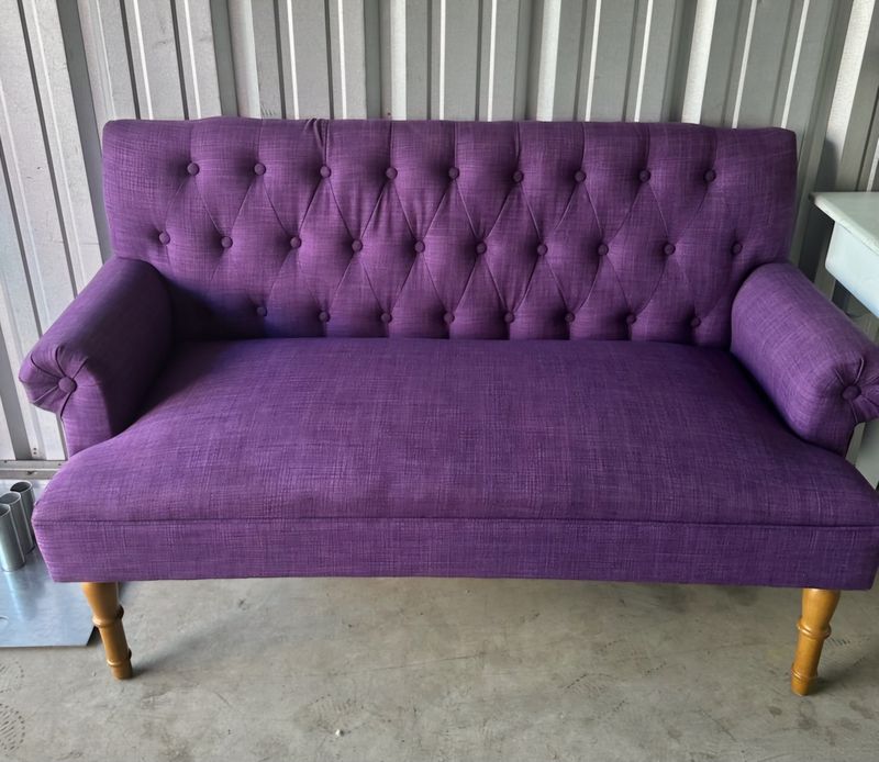 Purple Love Seat