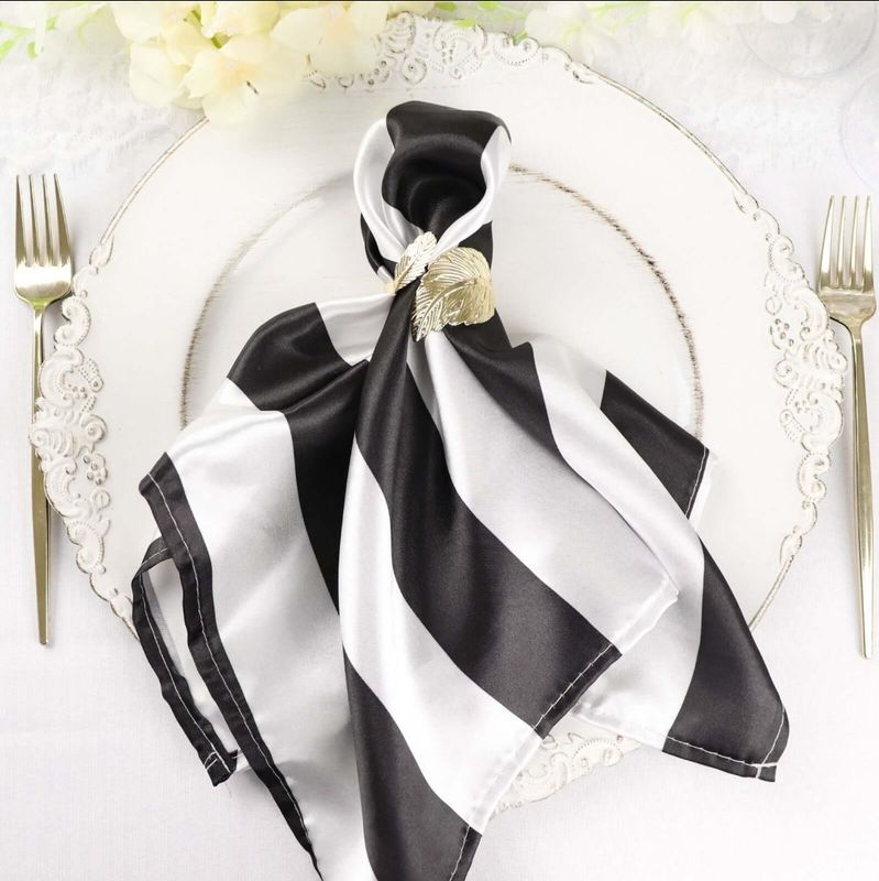Black and White Napkins