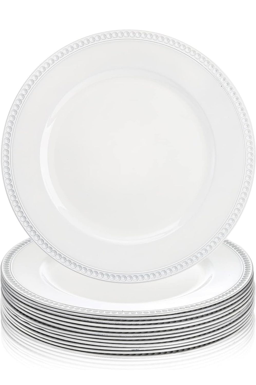 White Charger Plate