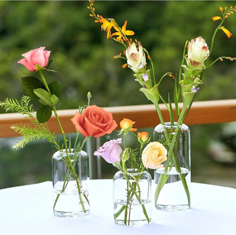 Modern Bud vases set of 3