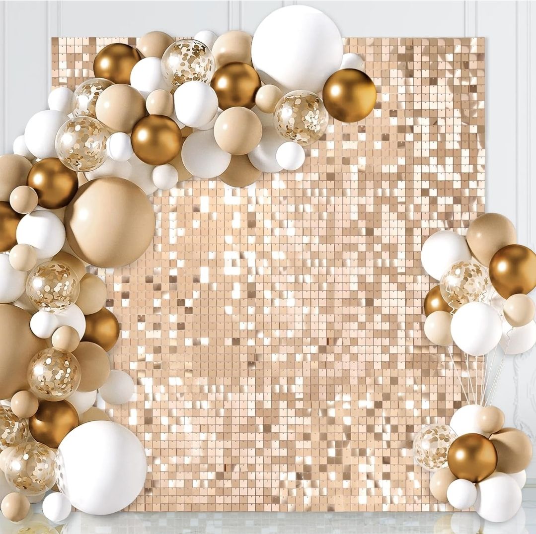 Champagne Shimmer Wall