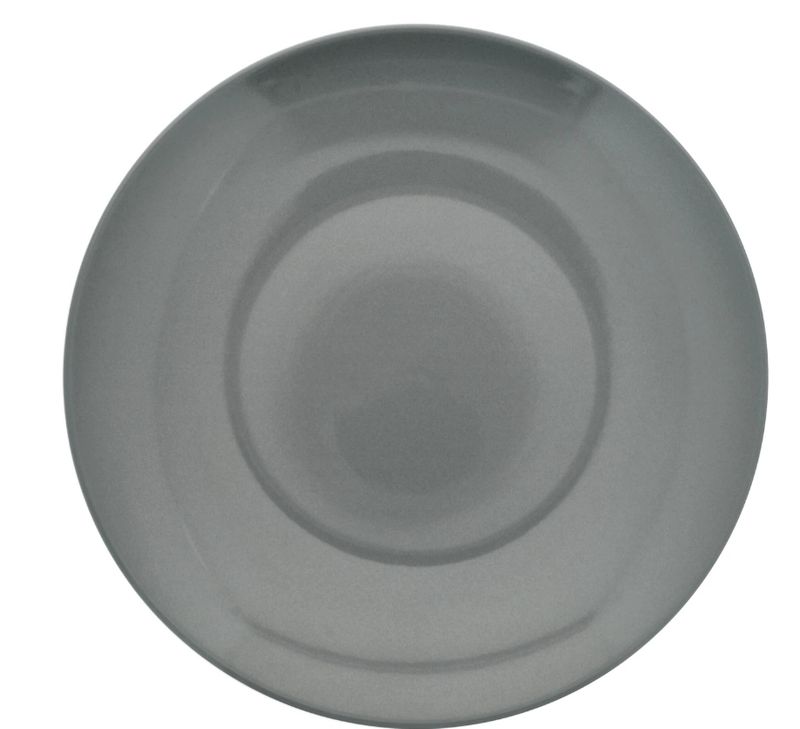 Gray Dinner Plate