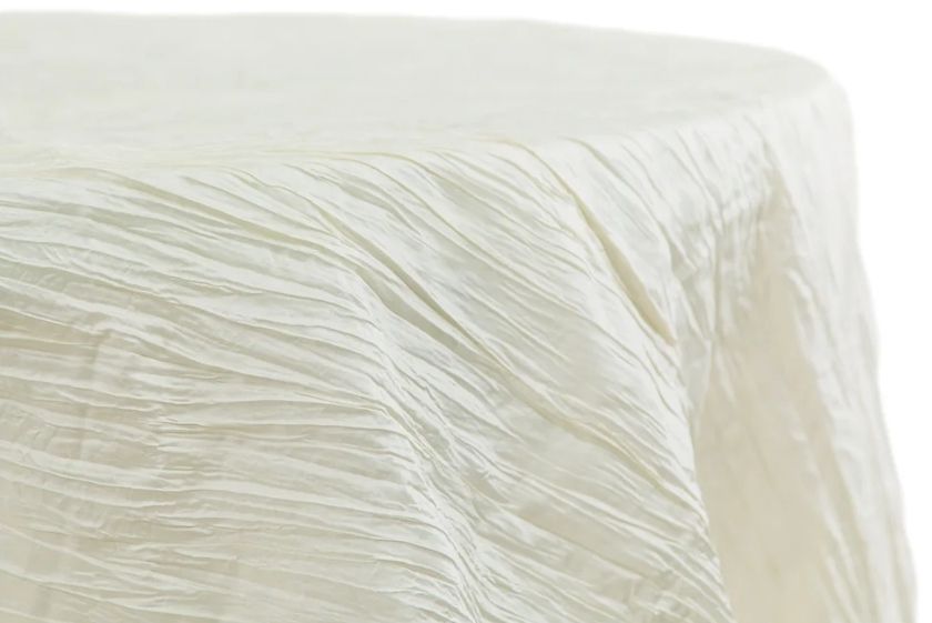 Accordion Crinkle Taffeta Tablecloths