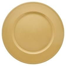 Gold dot Charger Set (10)