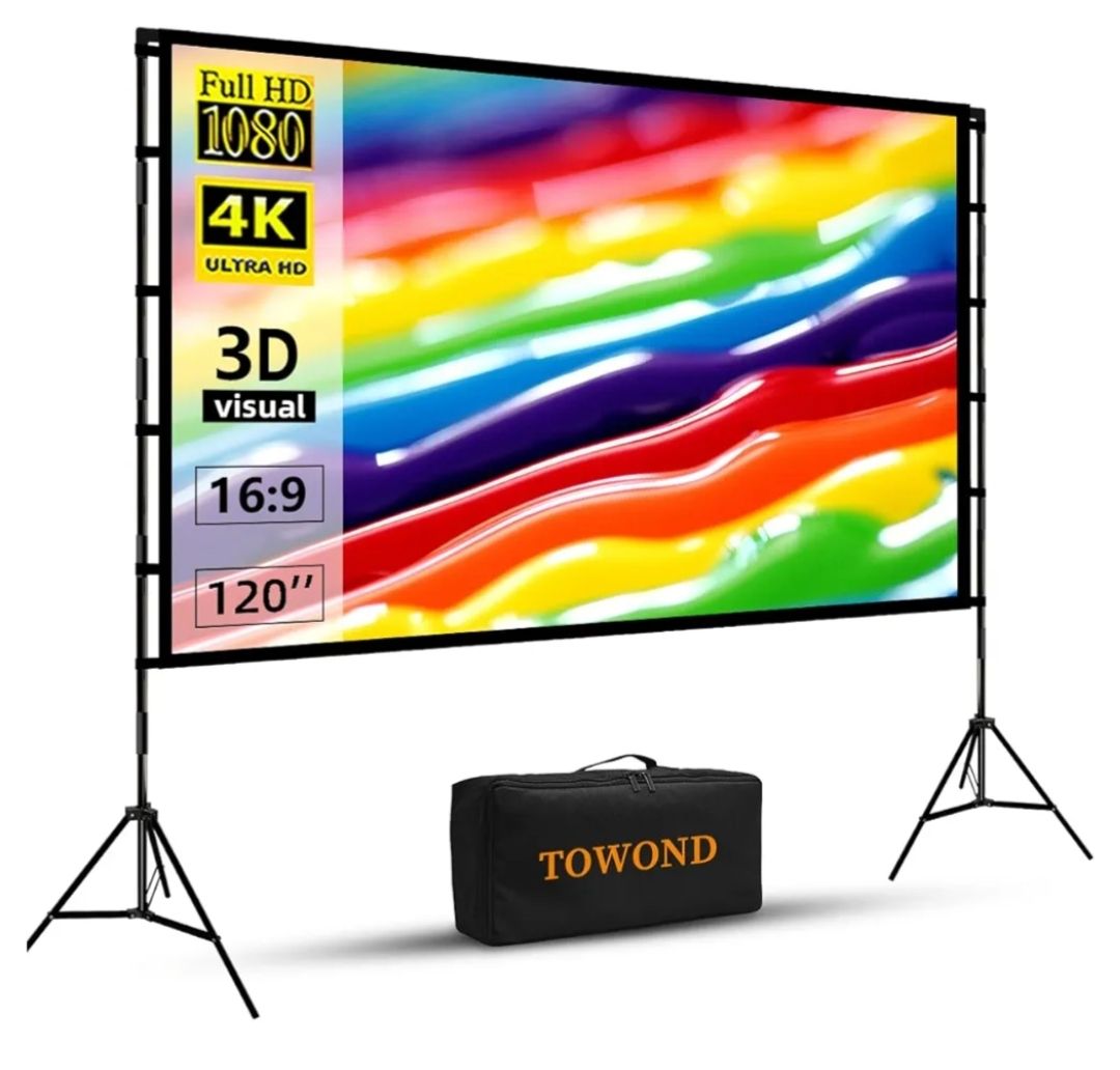 Projector Screen with projector
