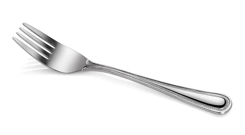 Silver Elegant Salad Fork Set (10)