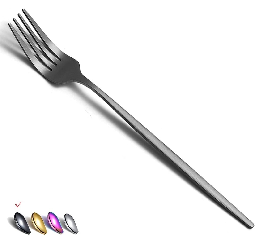 Black Dinner Fork Set (10)