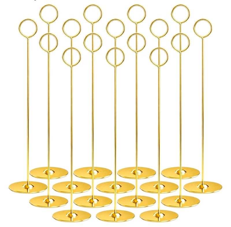 Gold Table Number Holders