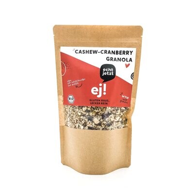Cashew-Cranberry Bio-Granola