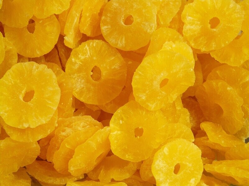 Ananas-Ringe, getrocknet Ananas-Ringe, getrocknet