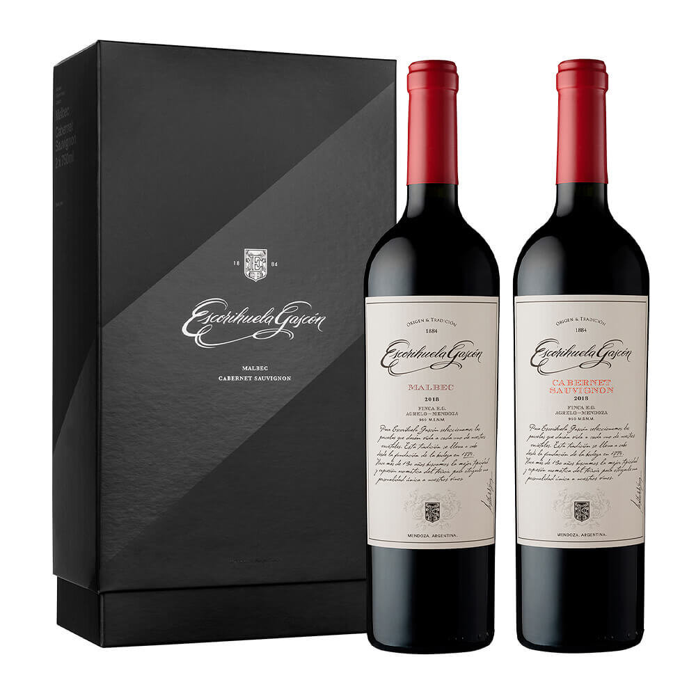 ESTUCHE ESCORIHUELA GASCON MALBEC-CABERNET 2x750