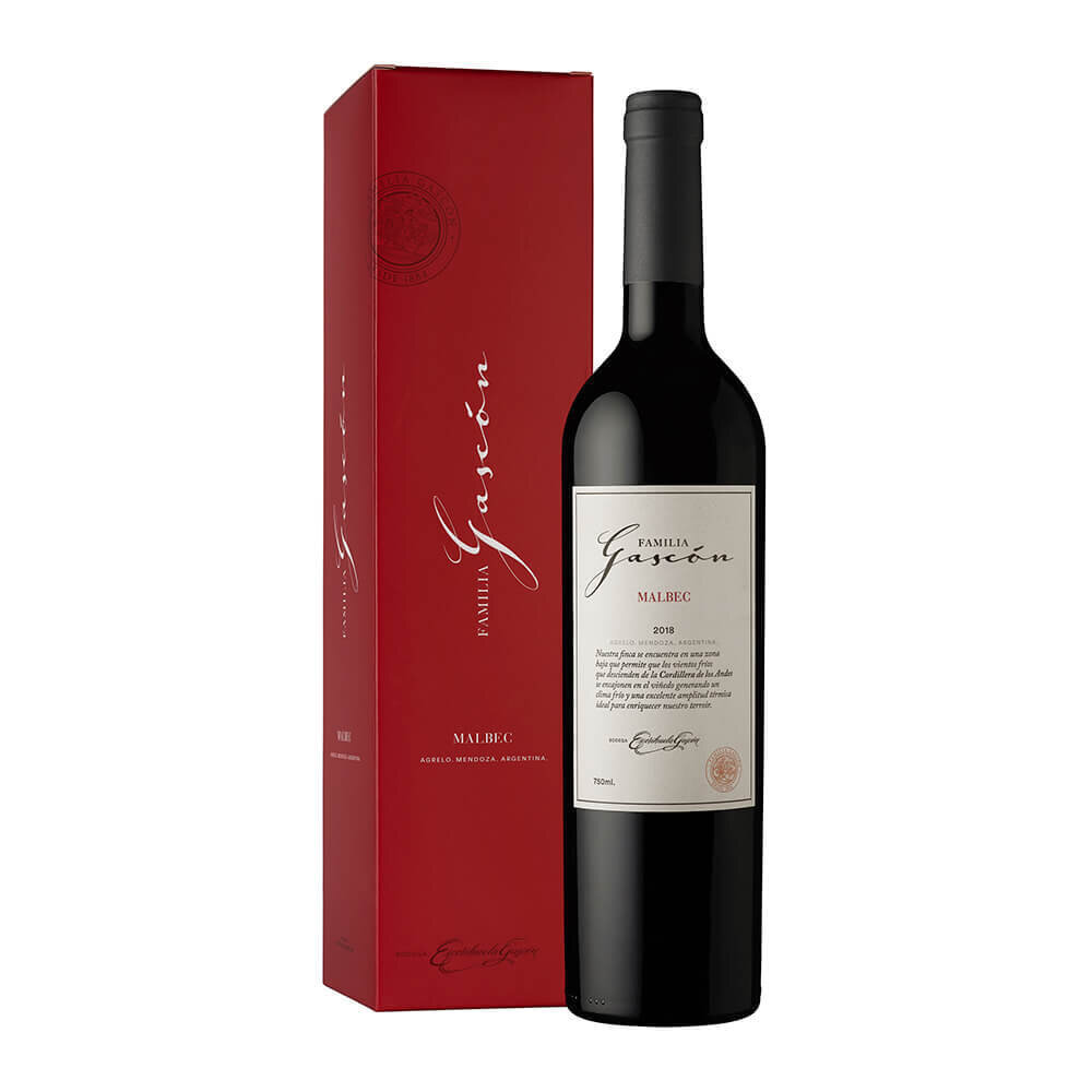 ESTUCHE FAMILIA GASCON MALBEC 1x750