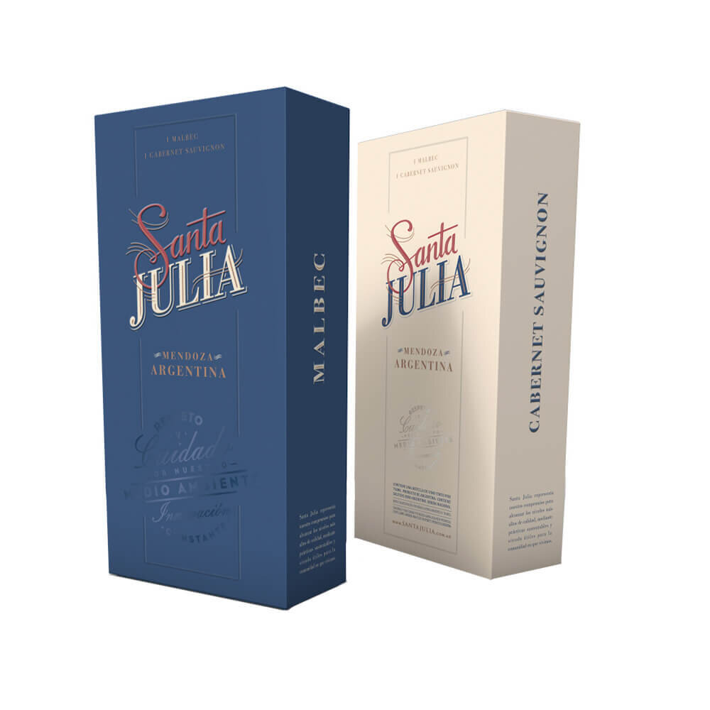 ESTUCHE SANTA JULIA MALBEC-CABERNET 2x750