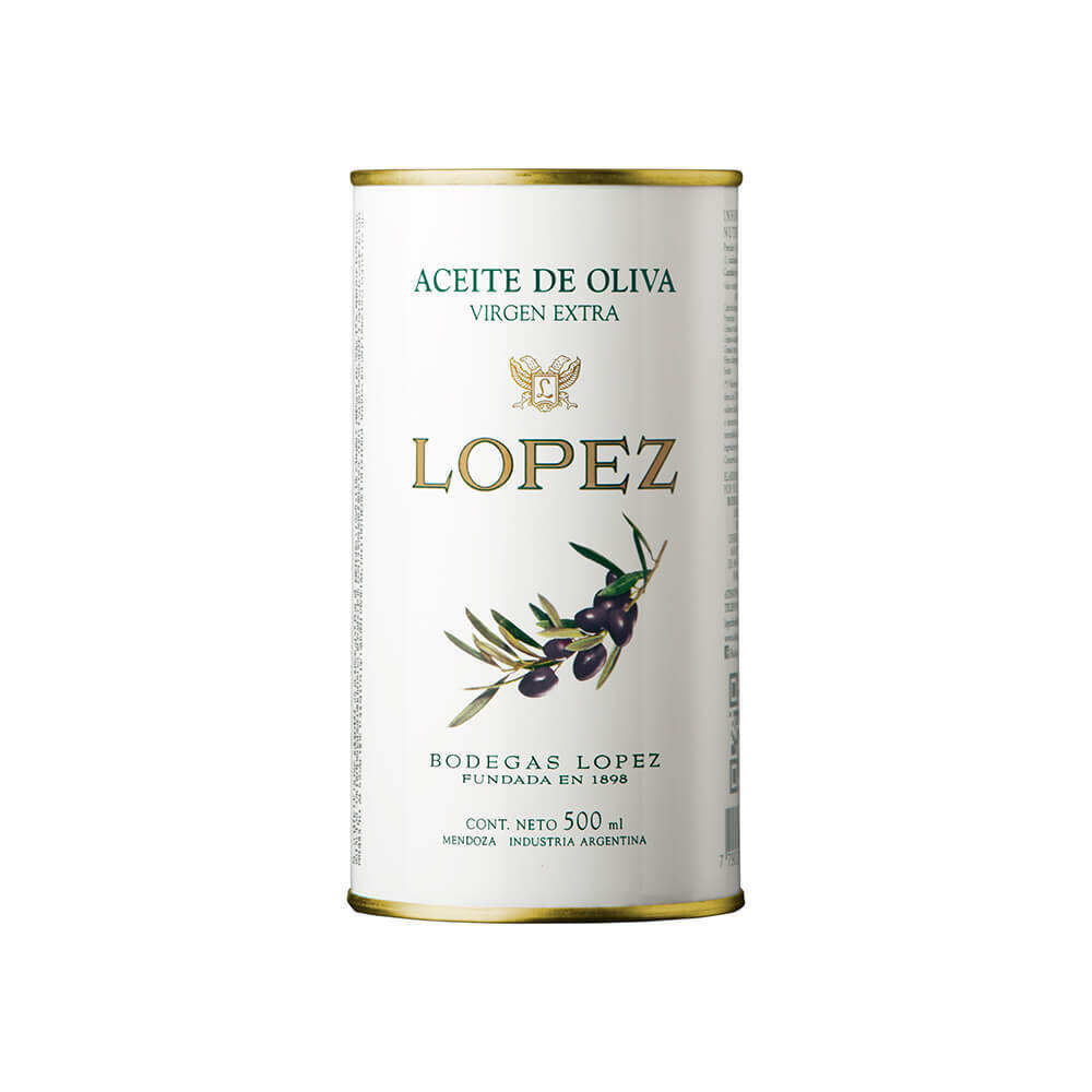 ACEITE DE OLIVA LOPEZ LATA x500