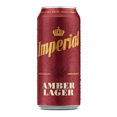 CERVEZA IMPERIAL AMBER LAGER lata x473