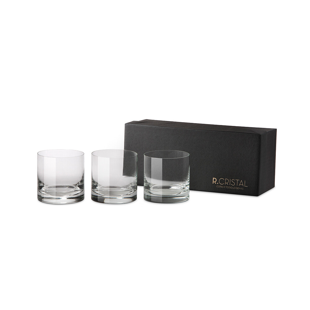 KIT WHISKY 3 (3 VASOS WHISKY CRISTAL)