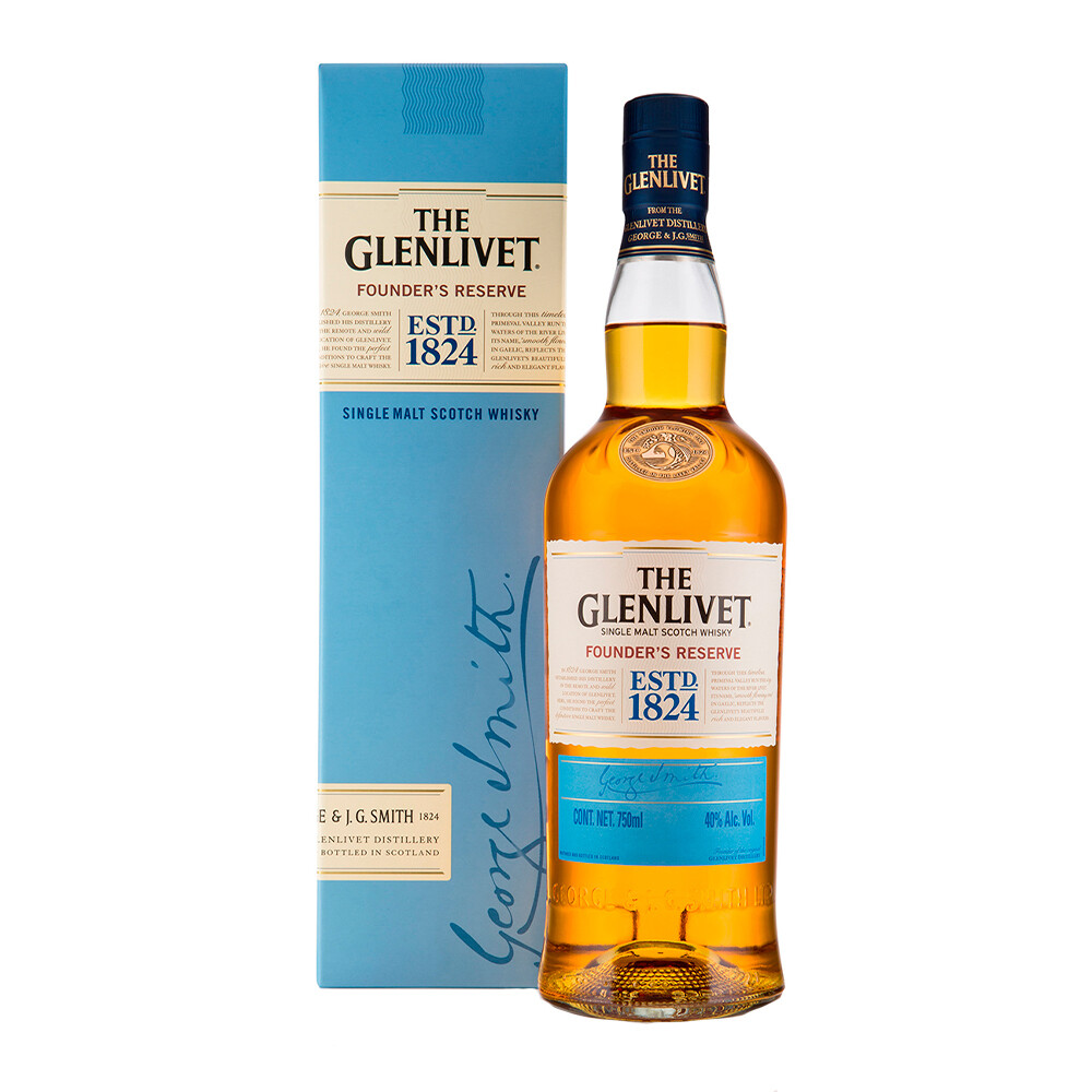 WHISKY THE GLENLIVET FOUNDER´S RESERVE 1x750