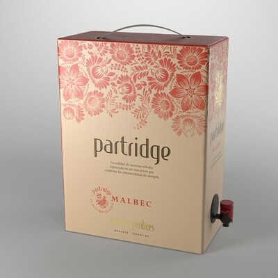 LAS PERDICES PARTRIDGE BOX MALBEC x3 LTS