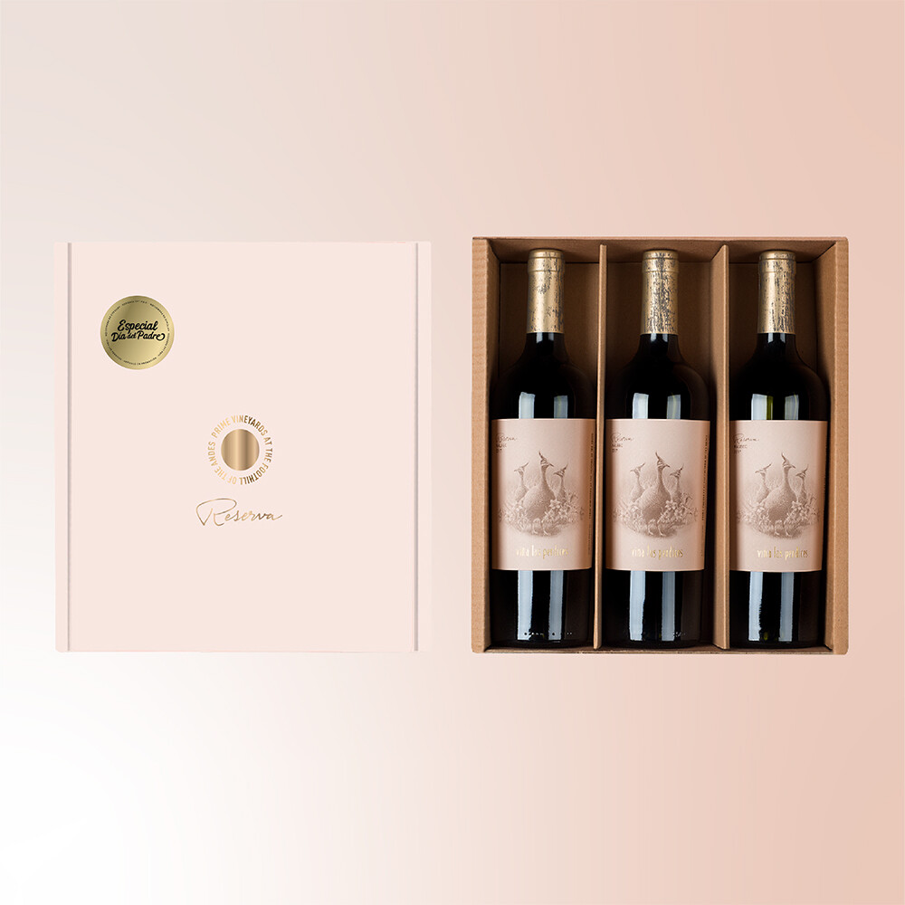 ESTUCHE LAS PERDICES RESERVA ESPECIAL DIA DEL PADRE 3x750