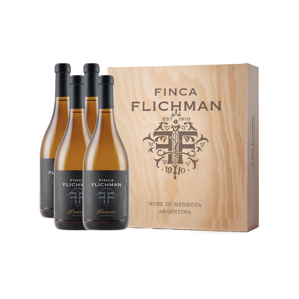 ESTUCHE DEDICADO CHARDONAY 4x750