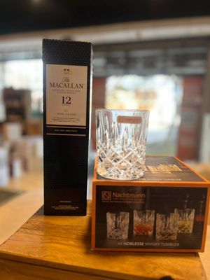 SET MACALLAN 12 AÑOS SHERY OAK + VASO WHISKY