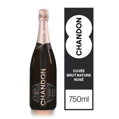 ESPUMANTE CHANDON BRUT NATURE ROSE x750